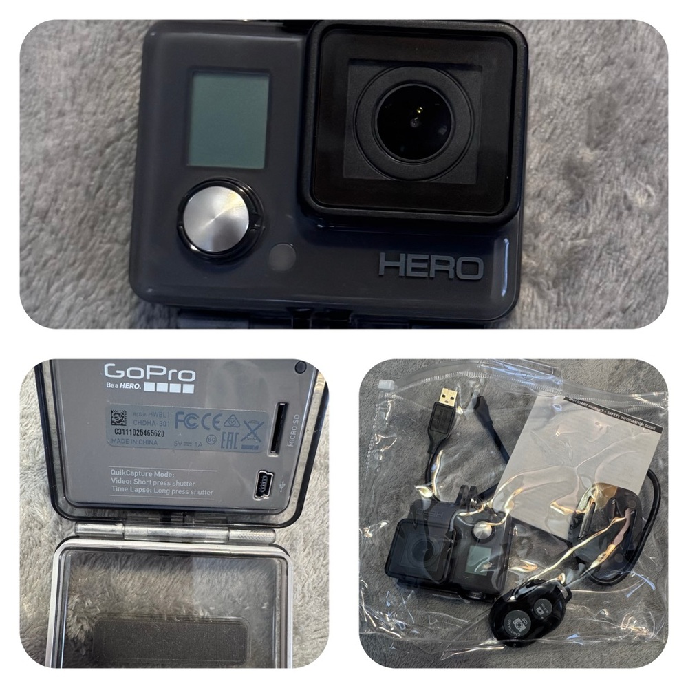 GoPro Hero Case in Silver and Black